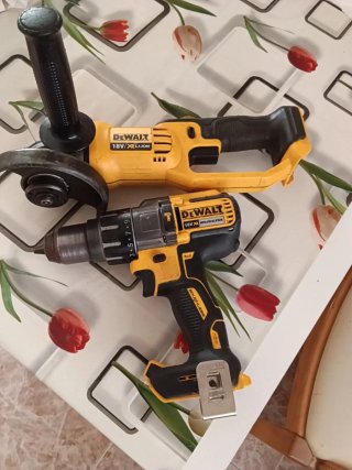 AMOLADORA DEWALT DCG412 Y TALADRO DEWALT DCD996