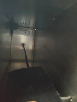 Lámpara de mesa tela y metal