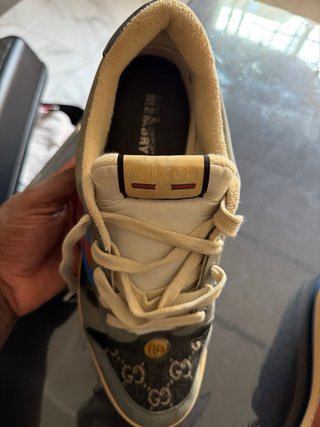 Zapatillas Gucci Beige y Gris