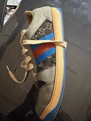 Zapatillas Gucci Beige y Gris