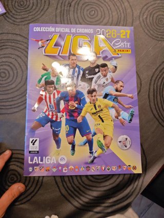 Álbum Liga 2026-27 sin empezar