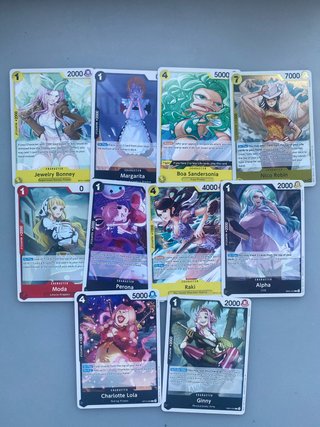 Lote Cartas One Piece