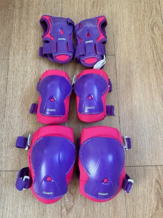 Patines y protecciones Decathlon niña 34-36