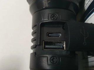 Linterna LED USB Carga Rápida tambien para movil!