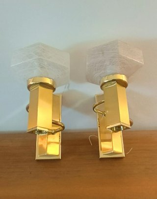 2 APLIQUES MID CENTURY SPACE AGE.