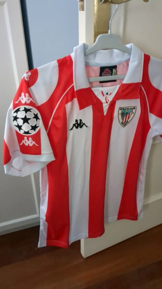 Camiseta Athletic Club Bilbao Kappa Roja y Blanca