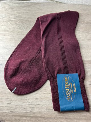 Calze uomo Passodoro bordeaux