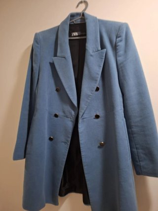 Abrigo Zara azul
