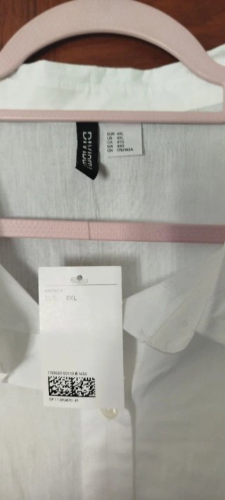 Camisa Blanca Talla XXXXL