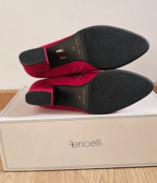 Botines ante Fericelli rojo talla 41