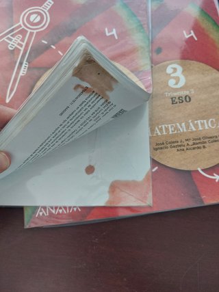 Libro matemáticas. 3ºESO. Ed Anaya