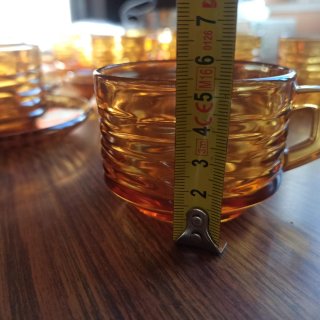12 juegos de café con leche VERECO Ámbar