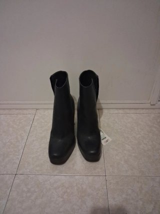 Botines tacón Zara negros