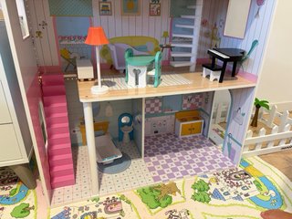 Casita de muñecas de madera - no se envía
