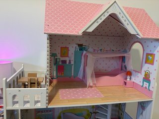 Casita de muñecas de madera - no se envía