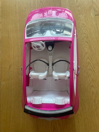Coche Barbie Fiat 500 Rosa
