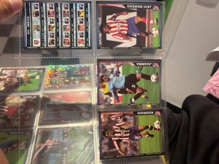 Cartas Futbolistas At. Madrid 2004