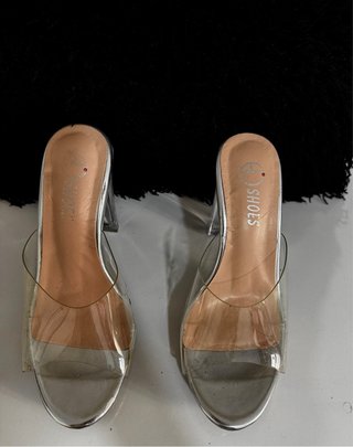 Zapatos de tacón V Shoes plateados