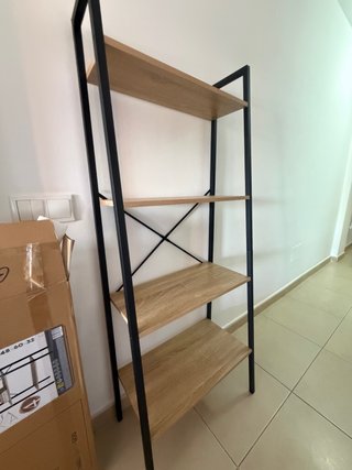 Estantería madera y metal nueva en caja