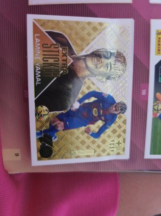 Cromo Extra Sticker ORO Lamine Yamal