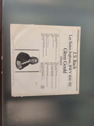 Vinilo Glenn Gould J.S. Bach Suites Inglesas