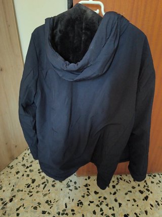 Abrigo Hombre Azul Marino Talla 4XL