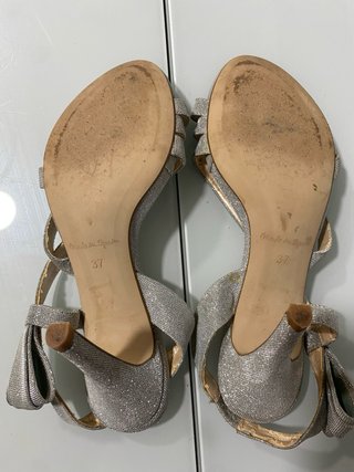Sandalias Botticelli Plateadas Talla 37