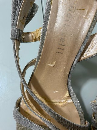 Sandalias Botticelli Plateadas Talla 37