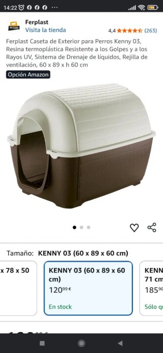 Caseta Perro Exterior Ferplast Kenny 03