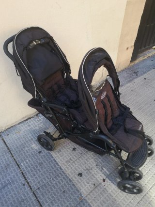 Silla gemelar Graco Stadium Duo Negra