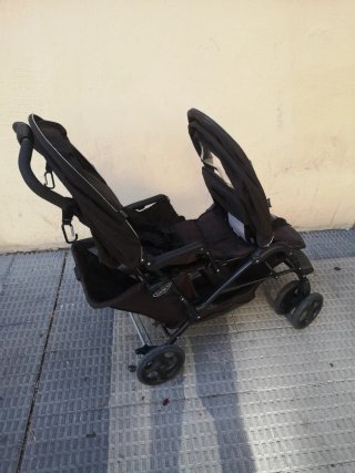 Silla gemelar Graco Stadium Duo Negra