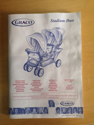 Silla gemelar Graco Stadium Duo Negra