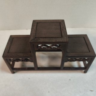 Expositor Bonsái Triple Madera