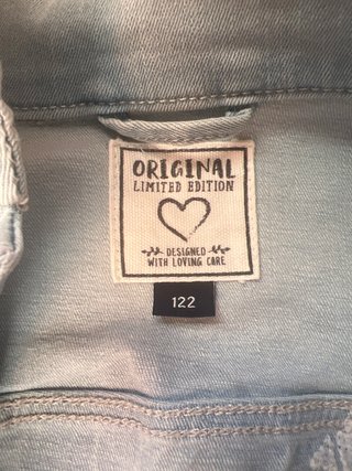 Chaqueta vaquera unicornio niña