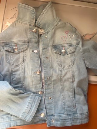Chaqueta vaquera unicornio niña