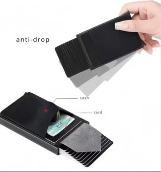 Porta carte nero