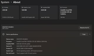 Dell XPS 13 9370 P82G 4K Táctil i5-8250U