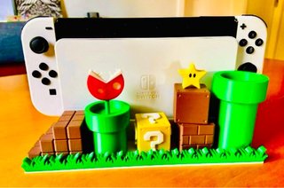 Base Nintendo Switch OLED Super Mario