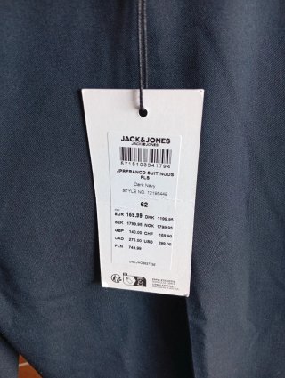 Traje Jack & Jones, Talla 62. A estrenar!!!