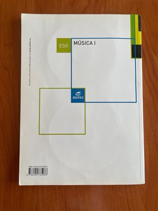 Libro Música I ESO Editex