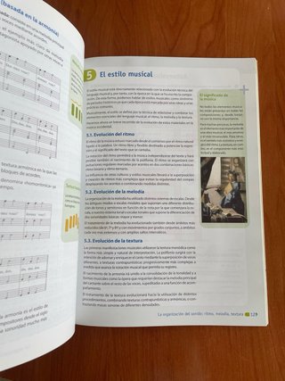 Libro Música I ESO Editex