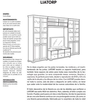 Librería LIATORP Ikea Blanca