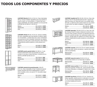Librería LIATORP Ikea Blanca