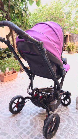 Carrito bebé Jane Rider trio Morado