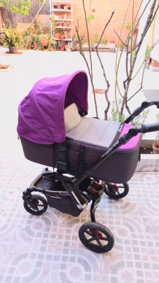 Carrito bebé Jane Rider trio Morado