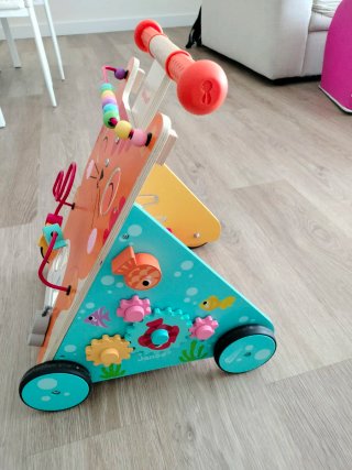 Carrito Janod Gato Madera Multiactividades