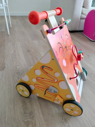 Carrito Janod Gato Madera Multiactividades