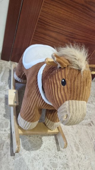 Caballito Mecedora Marrón