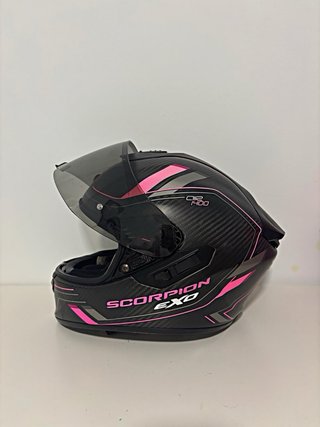 Casco Scorpion EXO 1400 Air Negro Rosa