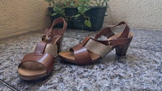 Sandalias Valdivieso Mujer Marrón y Dorado